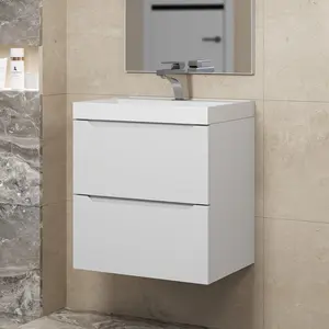 Тумба подвесная Uperwood Tanos белая матовая