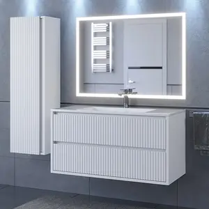 Тумба подвесная  Uperwood Next Premium  белая, 1/2 ящика