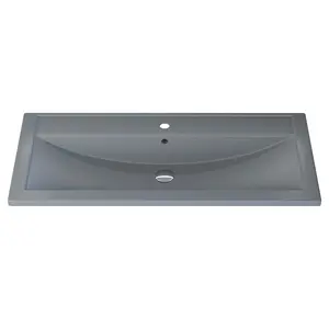 Раковина для ванной кварцевая Uperwood Foster Quartz  серая матовая (бетон)