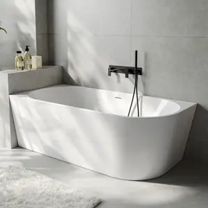 Акриловая ванна ABBER AB9502-1.4 L белая