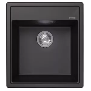 Кухонная мойка ABBER Quarz AQ2901B черная, Выбрать цвет: Черный