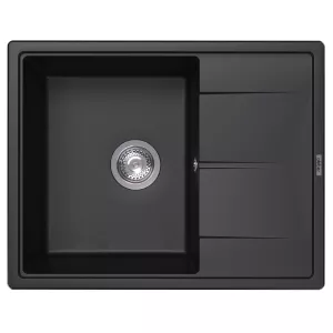 Кухонная мойка ABBER Quarz AQ2903B черная, Выбрать цвет: Черный