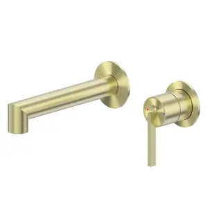 Смеситель ABBER Perfekte 316 AF8A12BG скрытый монтаж для раковины, золото брашированное