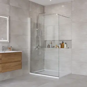 Душевая перегородка BelBagno KRAFT-L-1/-C-Cr