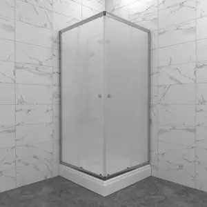 Душевое ограждение Triton "ВЕНТА-ХРОМ-ВЕЛЬВЕТ" низкий поддон