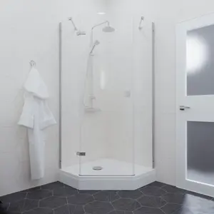 Душевое ограждение Triton "СИГМА-ХРОМ" низкий поддон