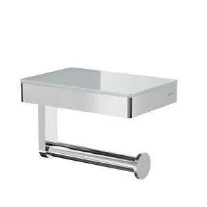 Полка и держатель для туалетной бумаги Black & White GA-9620C