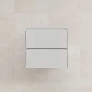 Тумба подвесная Style line  "ЛИМА" эмаль, с раковиной  LINE, 2 ящ., PLUS, белый матовый