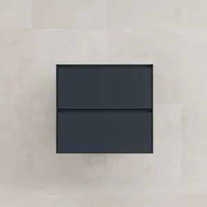 Тумба подвесная Style line "ЛИМА эмаль, с раковиной  LINE, 2 ящ., PLUS, графит