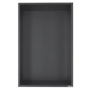 Скрытая настенная ниша из нержавеющей стали ABBER Nischen AN3001NG, никель