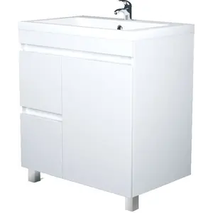 Тумба напольная без  раковины 1Marka Cube 75/100