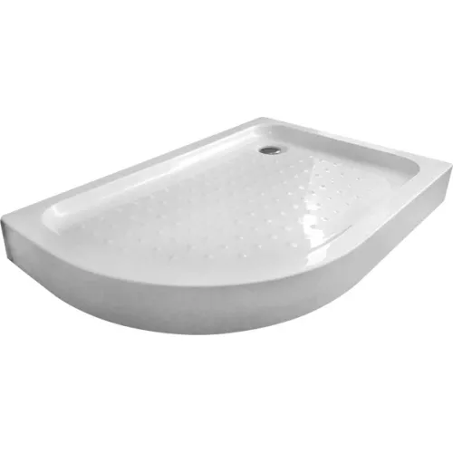 Душевой поддон  Gemy асимметричный акриловый, Выбрать размер: 100x90, Ориентация: левая, изображение 2