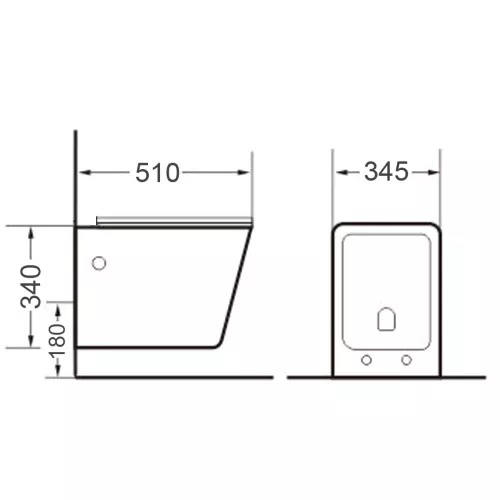 Унитаз подвесной Timo Keramiikka SOLI TK-303, Выбрать цвет: Белый, изображение 2