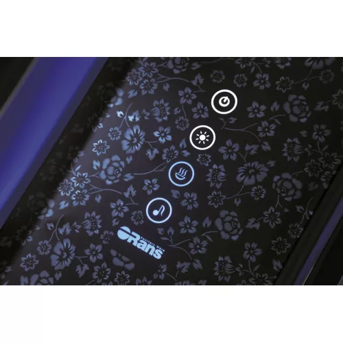 Душевая кабина с паром Orans SR-89106S black, Цвет стекла: прозрачное, Цвет профиля: Черный, Тип поддона: Низкий, Выбрать размер: 130x130, изображение 2