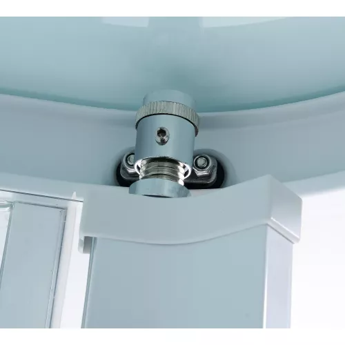 Душевая кабина асимметричная Orans SR-86155 L/R высокий поддон, Цвет стекла: прозрачное, Цвет профиля: Белый, Тип поддона: Высокий, Выбрать размер: 130x90, Ориентация: левая, изображение 3