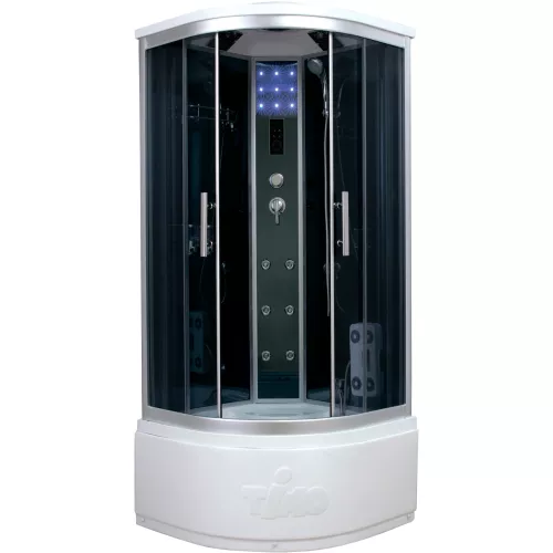 Душевые кабины и сауны: Душевая кабина четверть круга Timo STANDART  T-1100/1180/1190 высокий поддон 1 в магазине Акватория
