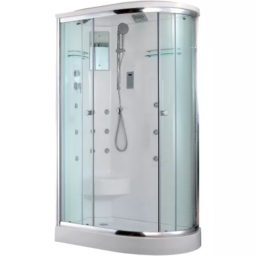 Душевая кабина асимметричная Timo LUX T-7702 L/R 120*85, Ориентация: Левая