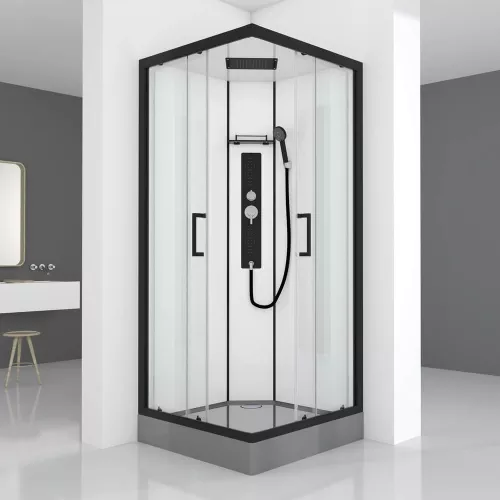 Душевая кабина без пара Black&White G8002 90х90 см, изображение 2