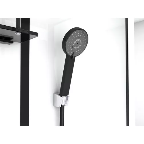 Душевая кабина  без пара Black&White G8008 прямоугольная  90х115, изображение 11