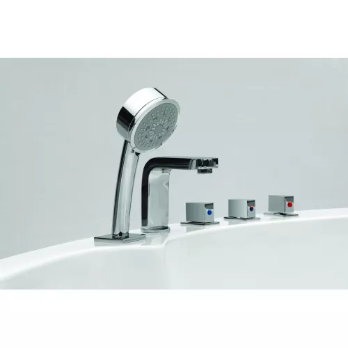 Ванна акриловая гидромассажная Black&White GB 5005 175*160, изображение 6