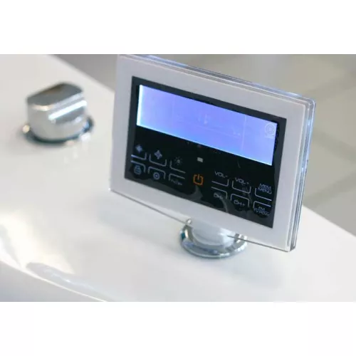 Акриловая гидромассажная ванна Gemy G9089, Ориентация: Левая, Комплектация: гидромассаж, аэромассаж, электр.пульт,хромотерапия, изображение 3