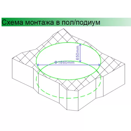Акриловая гидромассажная ванна Gemy G9090  190*190, Комплектация: гидромассаж, аэромассаж, электр.пульт,хромотерапия, изображение 4