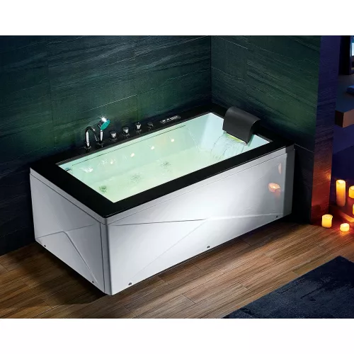 Акриловая гидромассажная ванна Gemy G9258  180*100, изображение 8