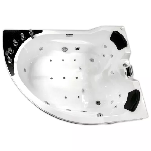 Акриловая гидромассажная ванна Gemy G9086, Ориентация: Правая, Комплектация: гидромассаж, аэромассаж, электр.пульт,хромотерапия, изображение 2