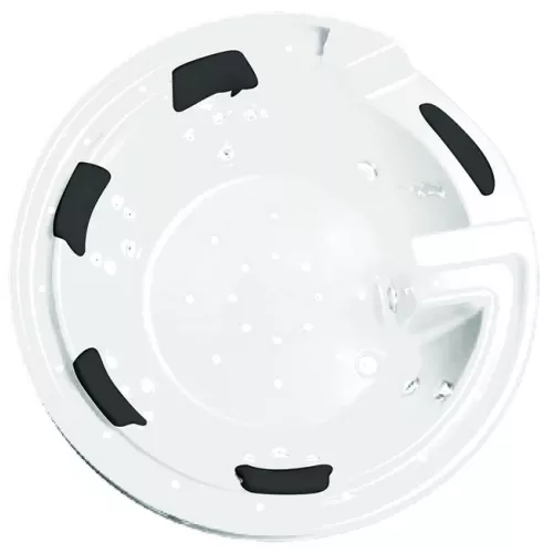 Акриловая гидромассажная ванна Gemy G9090  190*190, Комплектация: гидромассаж, аэромассаж, электр.пульт,хромотерапия, изображение 3