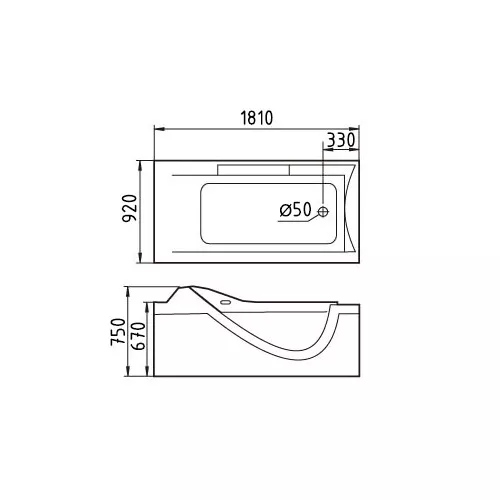 Акриловая гидромассажная ванна Gemy G9055, Ориентация: Правая, Комплектация: гидромассаж, аэромассаж, электр.пульт,хромотерапия, изображение 4