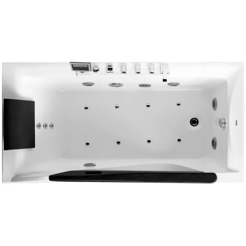 Акриловая гидромассажная ванна Gemy G9055, Ориентация: Правая, Комплектация: гидромассаж, аэромассаж, электр.пульт,хромотерапия, изображение 2