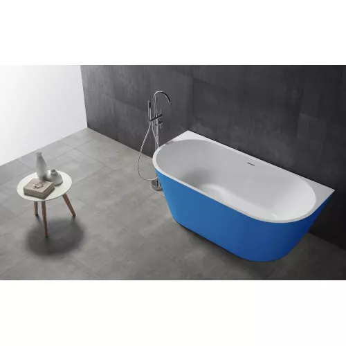 Акриловая ванна ABBER AB9216-1.7DB  170х80, Выбрать цвет: Синий, Выбрать размер: 170х80, изображение 3
