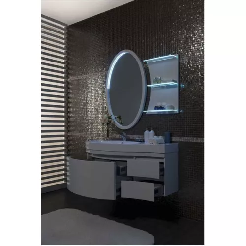 Мебель для ванной: Зеркало Aquanet Опера 70 белый 1 в магазине Акватория