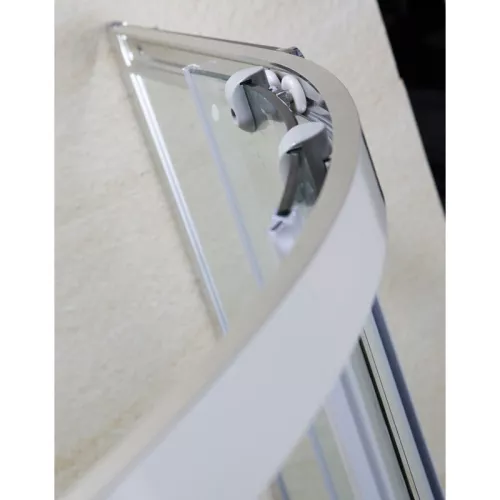 Душ.ограждение GR-0090 Classic 90*90*190 полукруг, двери раздвижные, изображение 5