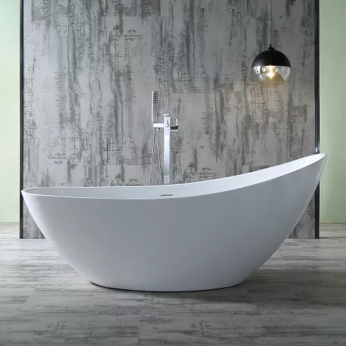 Акриловая ванна ABBER AB9233 184х80, Выбрать цвет: Белый, изображение 7