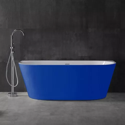 Акриловая ванна ABBER AB9216-1.7DB  170х80, Выбрать цвет: Синий, Выбрать размер: 170х80, изображение 7