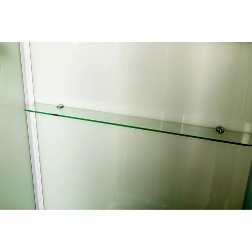 Душевая кабина асимметричная с крышей Frank F125 высокий поддон, Ориентация: Левая, изображение 5