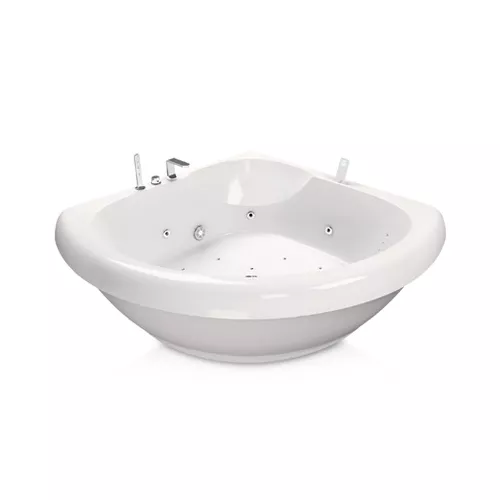 Акриловая ванна Aquatika Тема угловая, Выбрать размер: 140х140, Комплектация: Basic