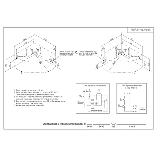 Акриловая ванна Aquatika Кворум угловая 143*143, Комплектация: Basic, изображение 4