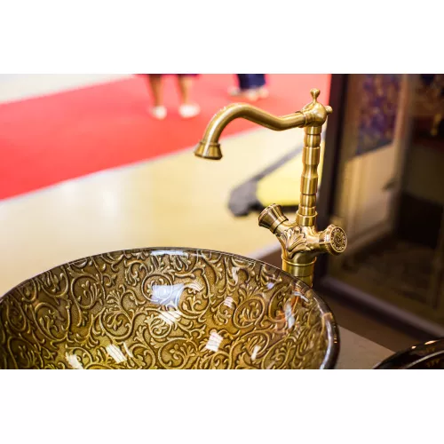 Смеситель высокий на раковину  Bronze De Luxe Royal 21973, изображение 3