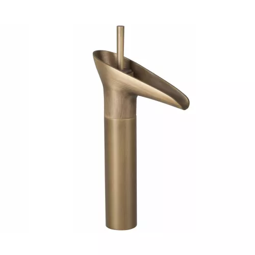 Смесители: Смеситель бронзовый Bronze De Luxe к стеклянной раковине (каскад) 1 в магазине Акватория