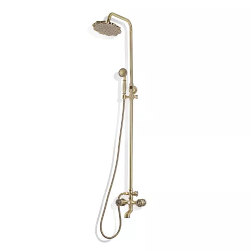 Душевые системы: Bronze De Luxe Royal Комплект для ванной и душа двухручковый 1 в магазине Акватория