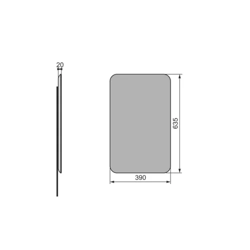 Зеркало Velvex  Bio 40, изображение 4