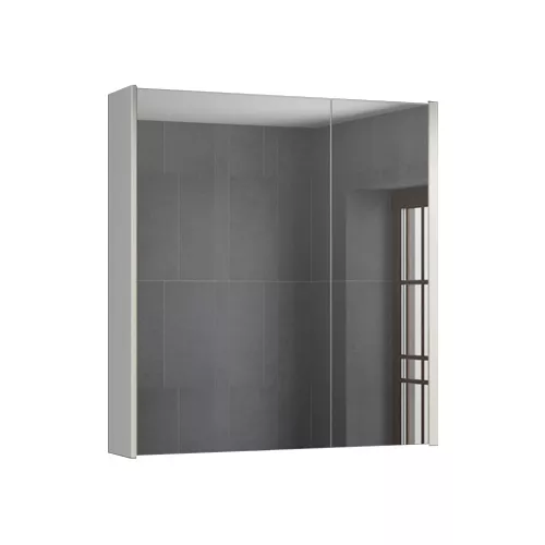 Мебель для ванной: Зеркало-шкаф Comforty Женева, дуб белый 1 в магазине Акватория