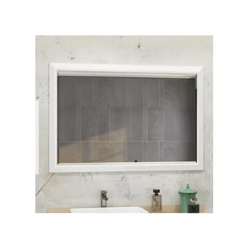 Мебель для ванной: COMFORTY. Зеркало "Империя-120" белый глянец 1 в магазине Акватория