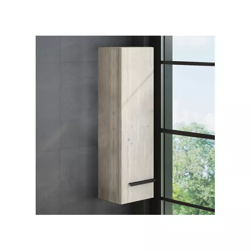 Шкаф подвесной Comforty Дюссельдорф " дуб дымчатый, Выбрать размер: 35, Внешний вид: закрытый, Выбрать цвет: Дуб дымчатый, изображение 3