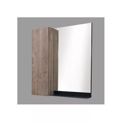 Зеркало-шкаф Comforty Кёльн, цвет дуб темный, Выбрать размер: 75, изображение 3