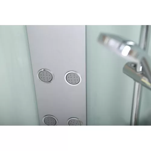 Душевая кабина с гидромассажем четверть круга Bandhours BORA B 90х90х217 см, Цвет стекла: прозрачное, Высота поддона: 36, Цвет профиля: Хром, Тип поддона: Высокий, Выбрать размер: 90x90, изображение 3