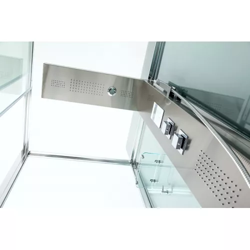 Душевая кабина с паром и гидромассажем квадратная Bandhours TOWER 90х90х220 см, изображение 2