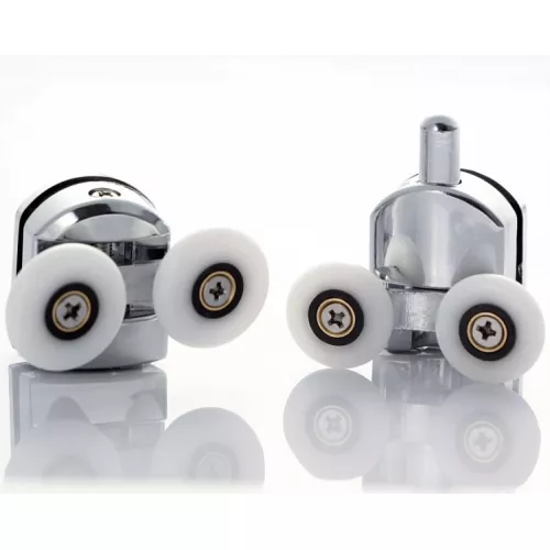 Душевая кабина четверть круга  Bandhours ANDROMEDA B, Цвет стекла: прозрачное, Высота поддона: 50, Цвет профиля: Хром, Тип поддона: Высокий, Выбрать размер: 90x90, изображение 4